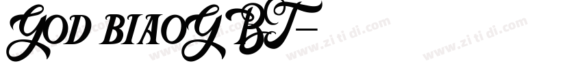 God biaoGBT字体转换